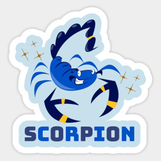 scorpion bleu style best seller Sticker